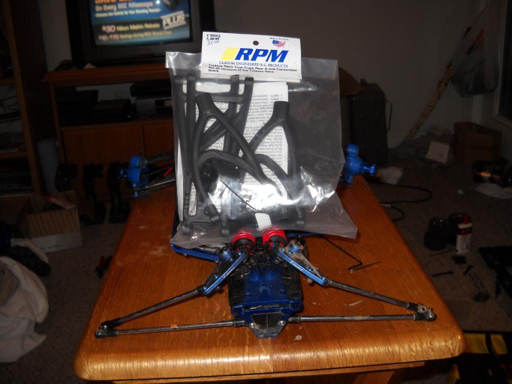 traxxas revo 3.3 electric conversion kit