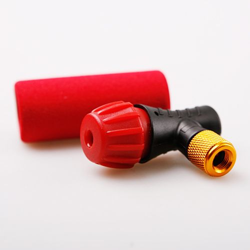 CO2 Mini Pocket Bike Bicycle Pump Tyre Inflator Presta Schrader Valves
