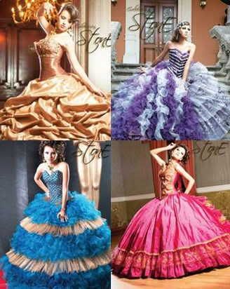 Vestidos de 15 años de catálogo
