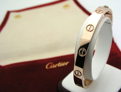 Details about CARTIER LOVE BRACELET 18 K ROSE GOLD EP