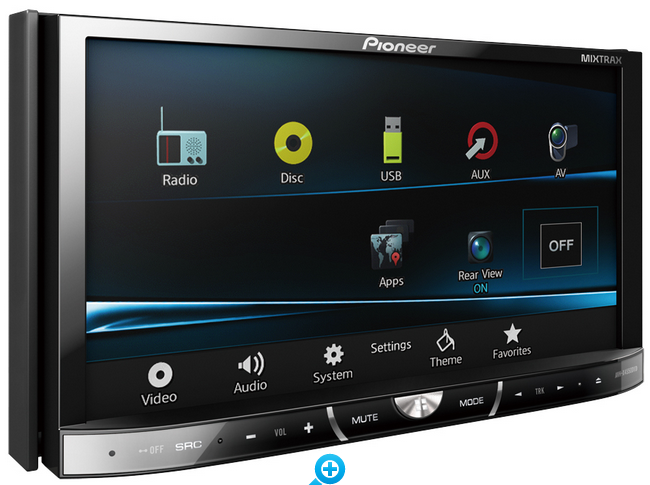 Pioneer mixtrax avh x4500bt – Car audio systems