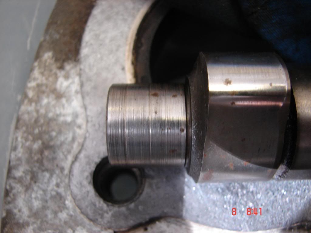 cb250t CAM JOURNALS SCORED Honda Twins