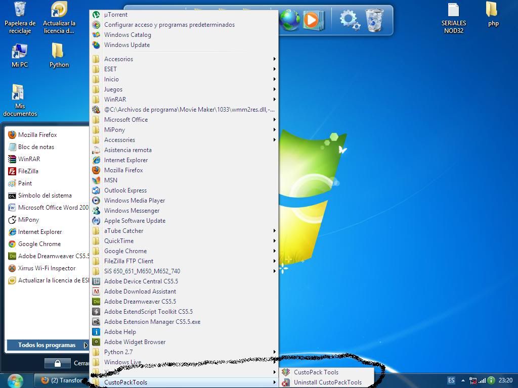 Transformar Windows Xp A Windows 7 Taringa 3725