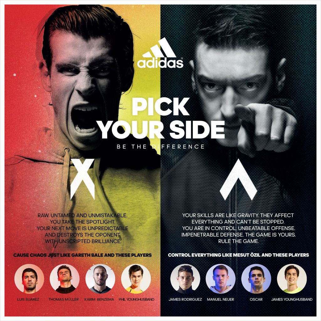 pick your side adidas bale ozil