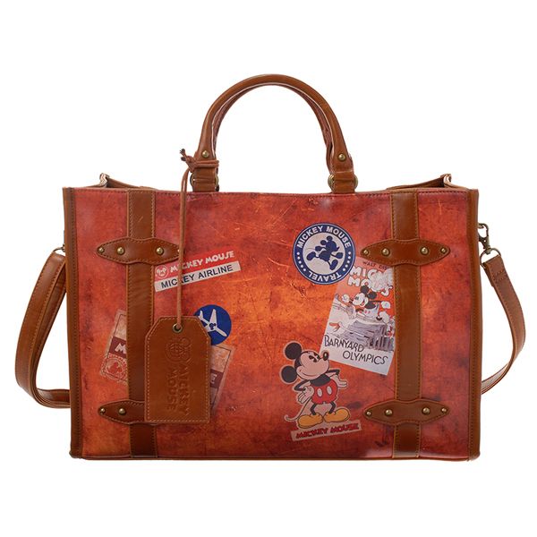 disney leather tote bag