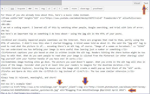 The how and why of img alt code in HTML by @JLenniDorner WordPress image