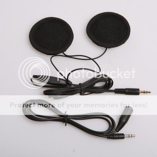   Helmet Stereo Earphones Speakers for iPhone  Player iPod