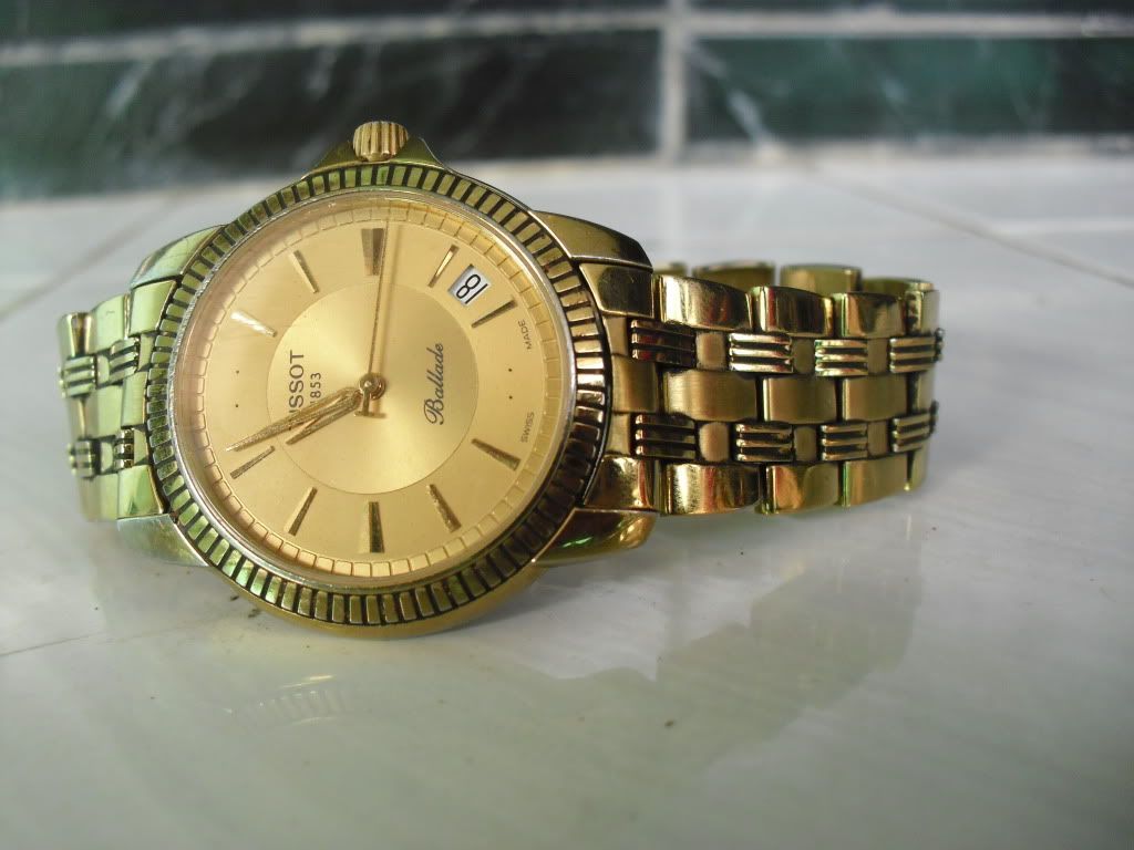 jual jam tangan tissot ballade gold original jual jam tangan tissot ballade gold original