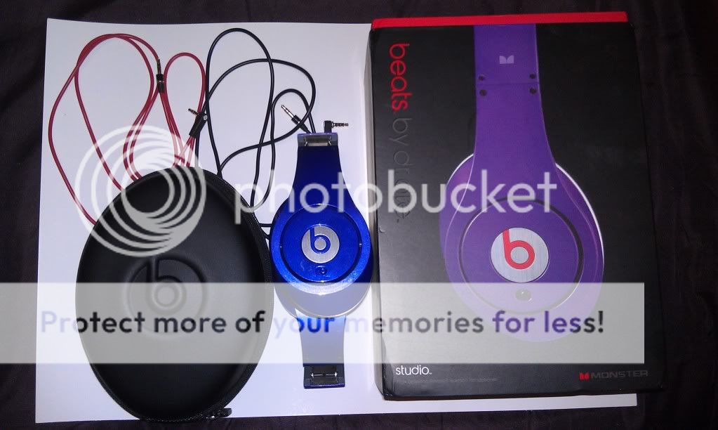 Monster Beats by Dr. Dre Studio Headphones (White)   New In Box