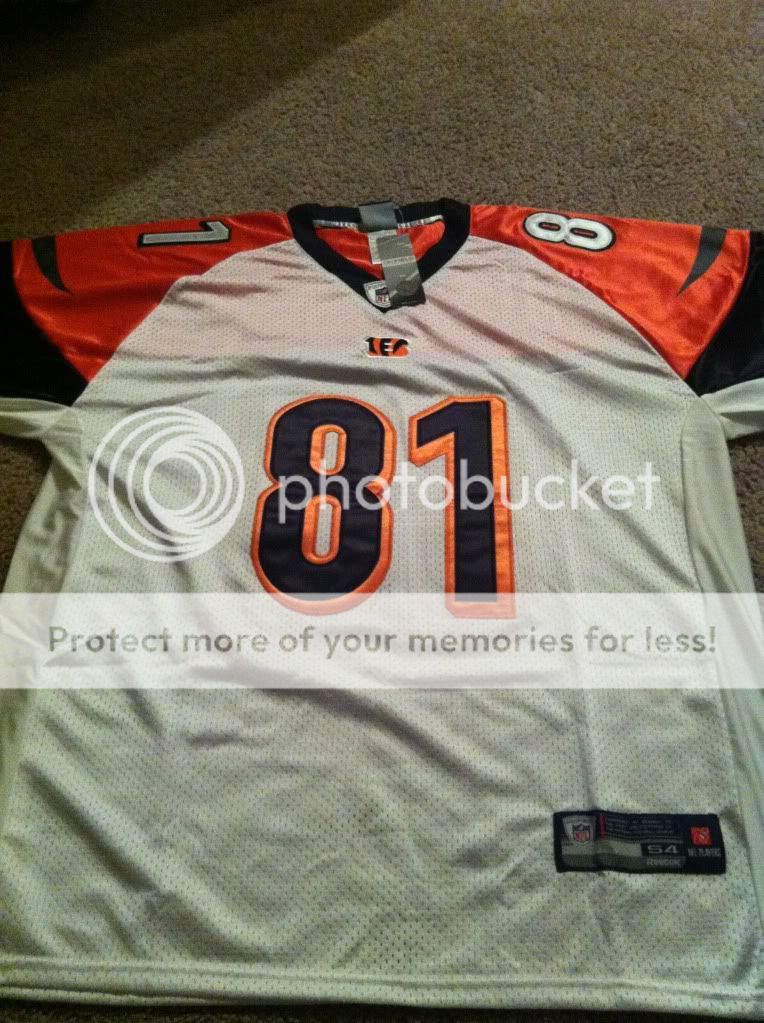 Authentic Terrell Owens NFL Cincinatti Bengals Jersey XXL Extra Large 