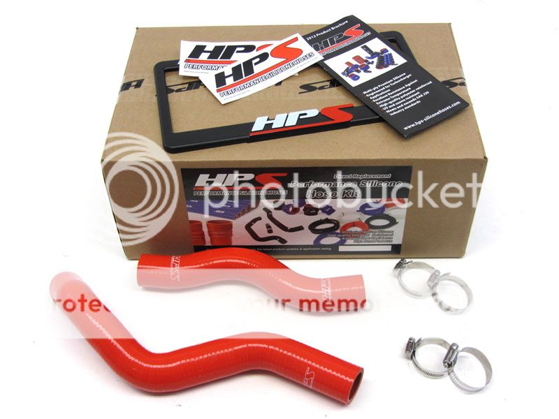 HPS Silicon Silicone Radiator Hose Kit for Honda 06 11 Civic Red R18 R16 07 10