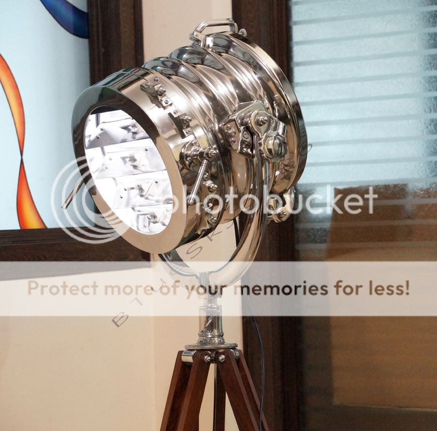 NAUTICAL MARINE SIGNAL SEARCH LIGHT Tripod Stand Nautical Floor Lamp eBay